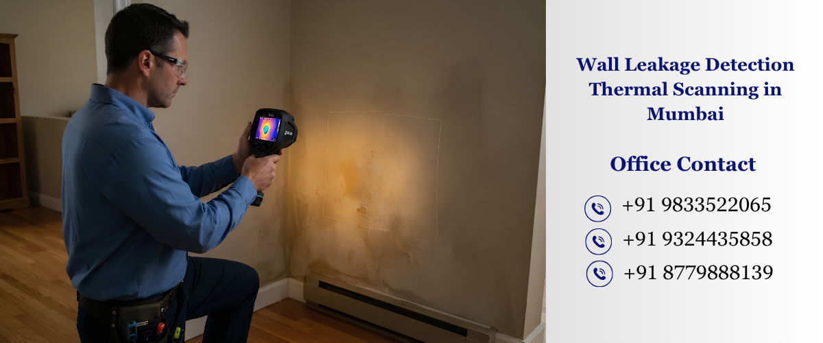 Wall Leakage Detection Thermal Scanning in Mumbai